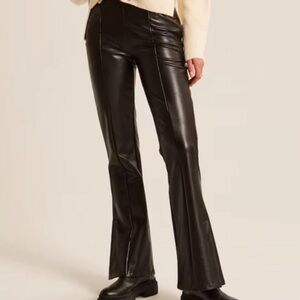 Abercrombie Vegan Leather Pants Long